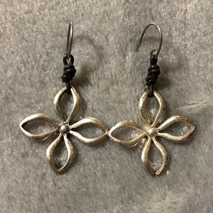 Fossil Flower Earrings